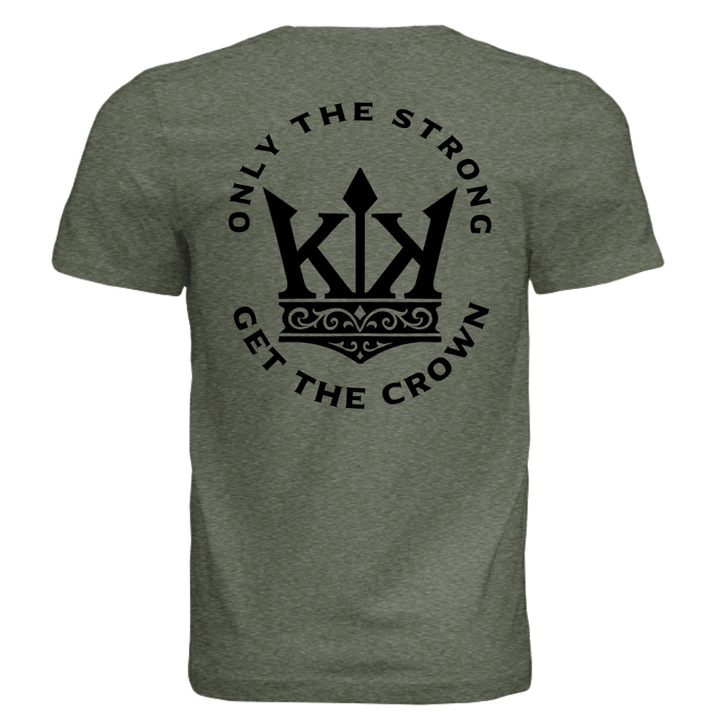 Military Green Triblend - BACK