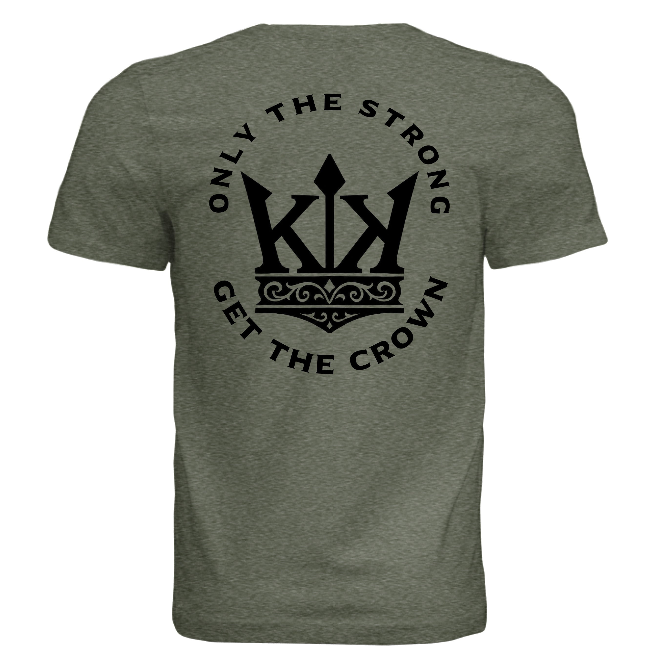 Military Green Triblend - BACK